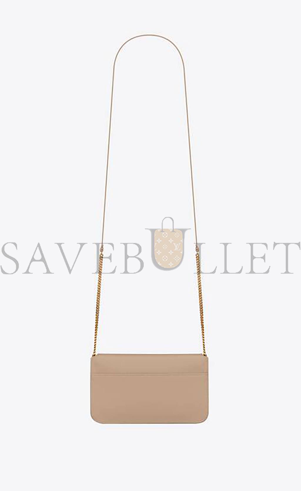 YSL CASSANDRE PHONE HOLDER WITH STRAP IN SMOOTH LEATHER 6350950U40J2721 (18*11*2.5cm)