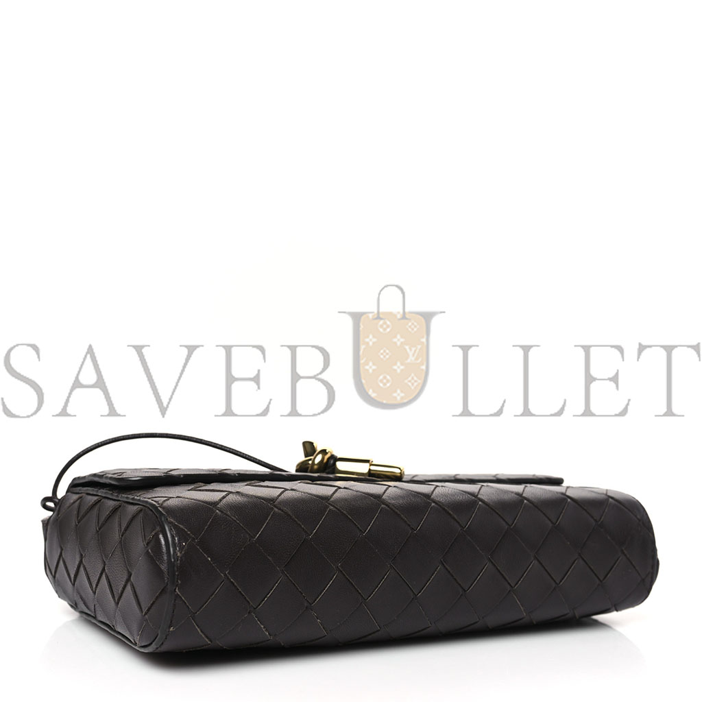 BOTTEGA VENETA NAPPA INTRECCIATO ANDIAMO SHOULDER BAG FONDANT (22*13*5cm)