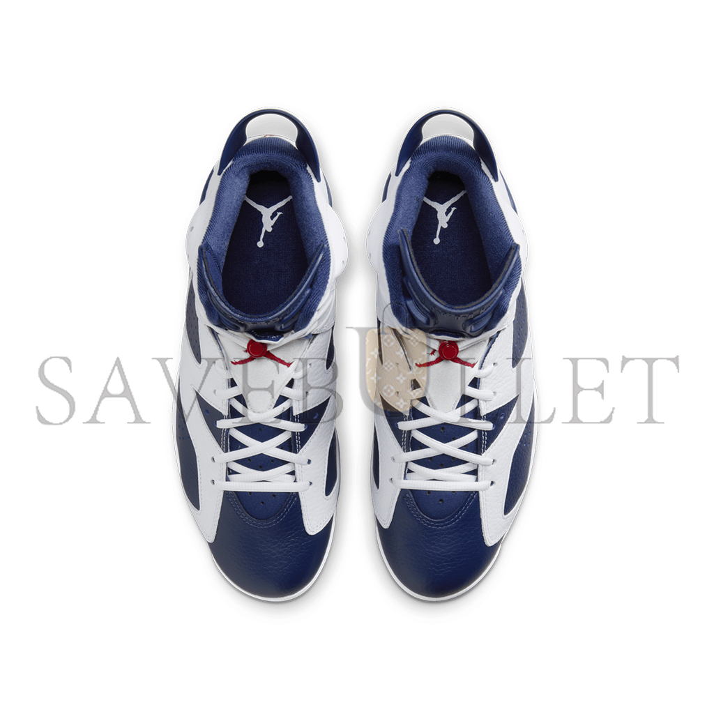 NIKE AIR JORDAN 6 WHITE AND MIDNIGHT NAVY CT8529-164