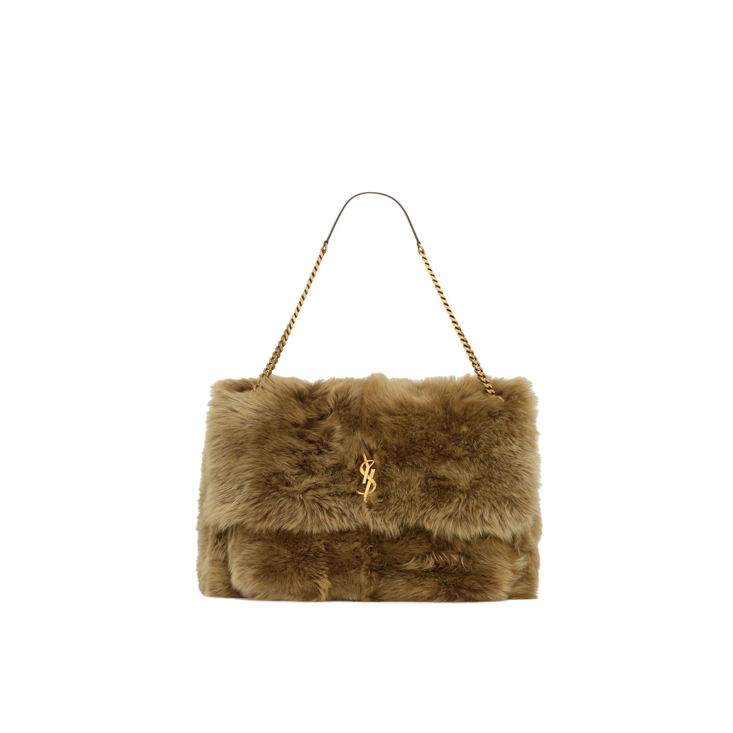 YSL NIKI OVERSIZED IN SHEARLING 801627AAD1O2979 (47*34*16cm)