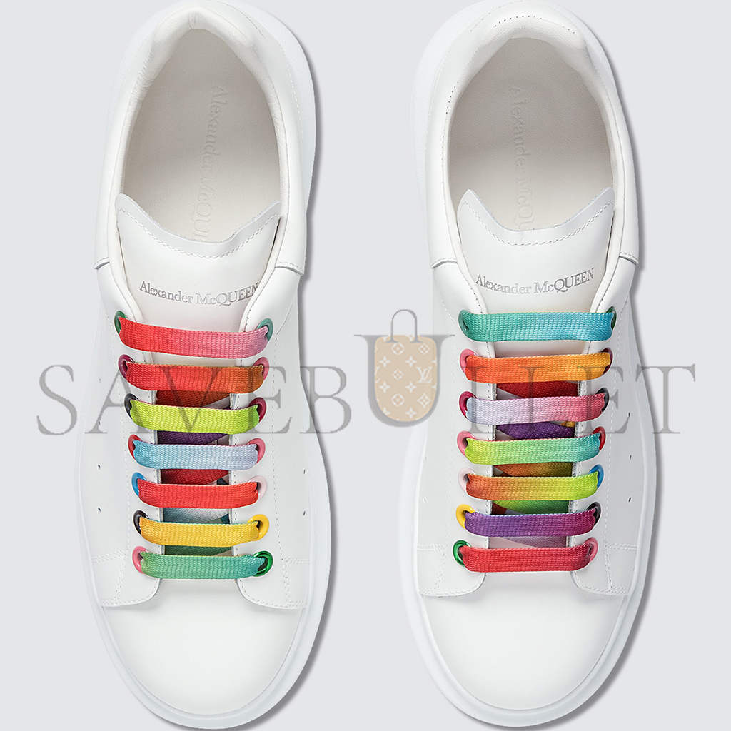 ALEXANDER MCQUEEN RAINBOW LACE OVERSIZED SNEAKER 462214WHGP79004