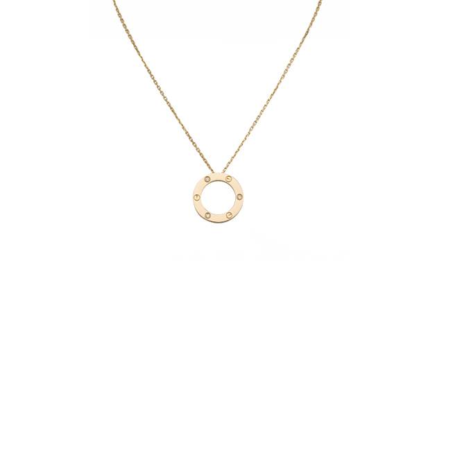 CARTIER  LOVE NECKLACE, 3 DIAMONDS B7014500