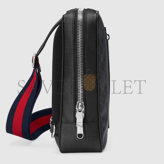 GUCCI GG BLACK BELT BAG 478325  (27*17*8.5cm)