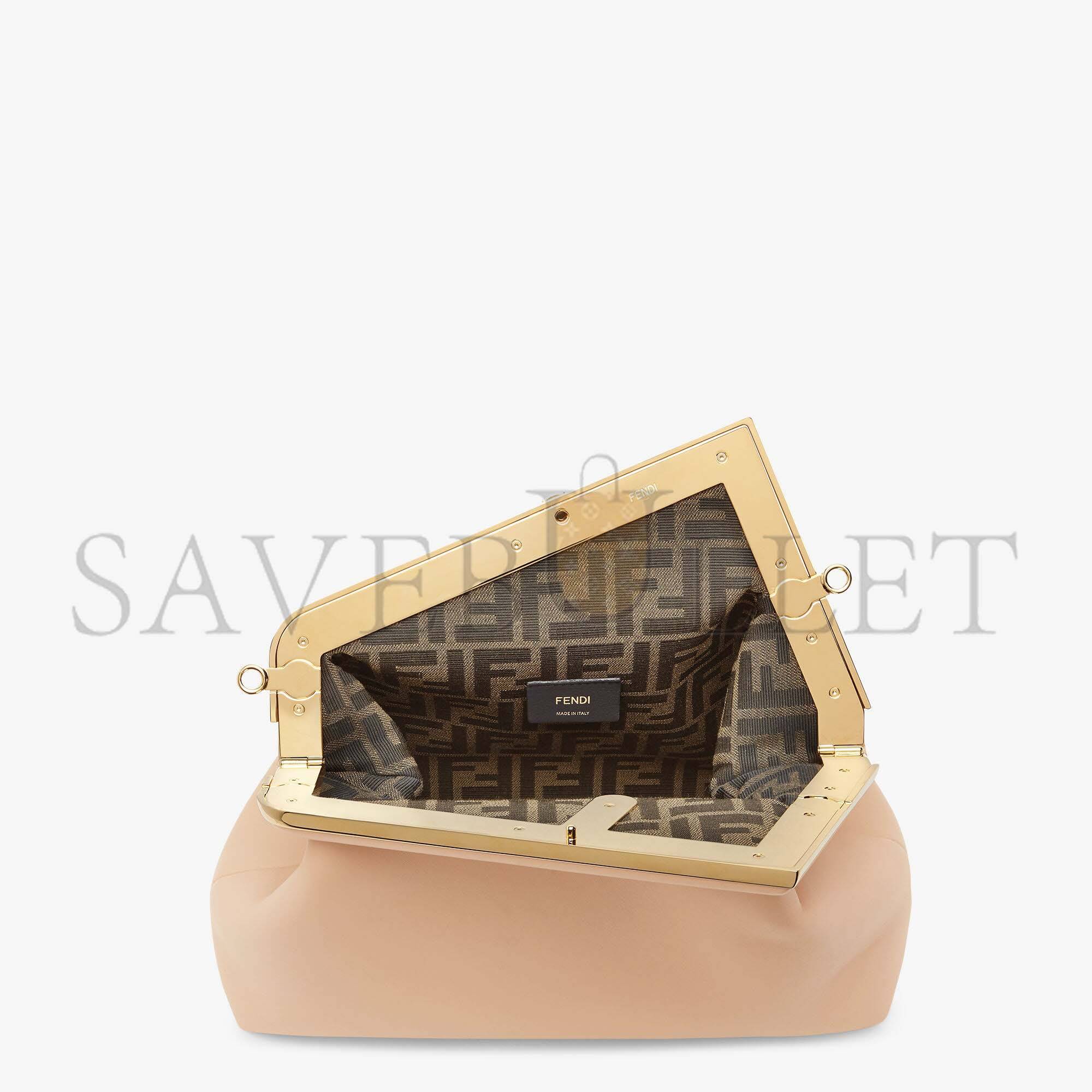 FENDI FIRST MEDIUM - PINK LEATHER BAG 8BP127ABVEF1BA9 (26*18*9.5cm)