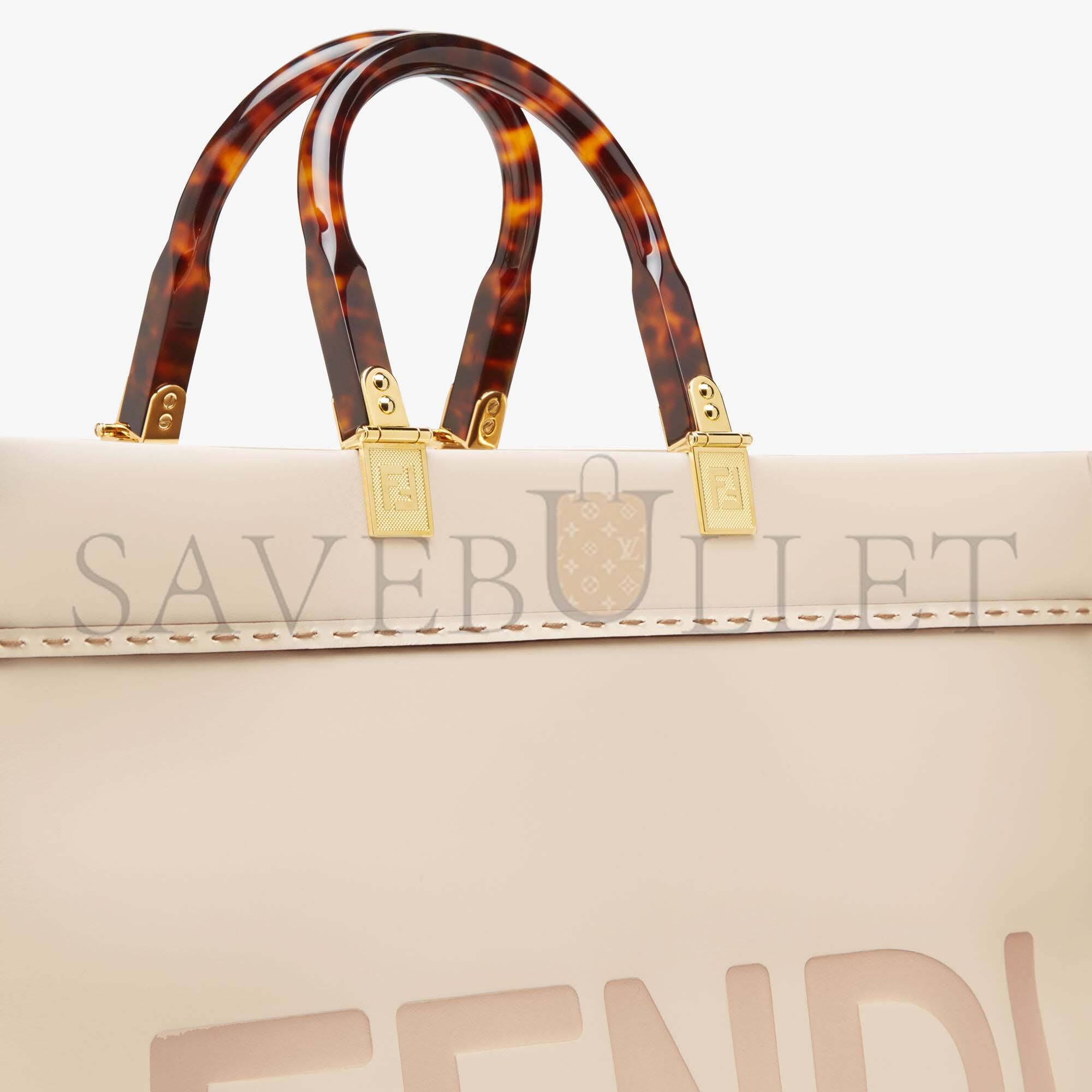 FENDI LARGE FENDI SUNSHINE - PINK LEATHER SHOPPER 8BH372ABVLF1BA9 (40.5*35*21.5cm)