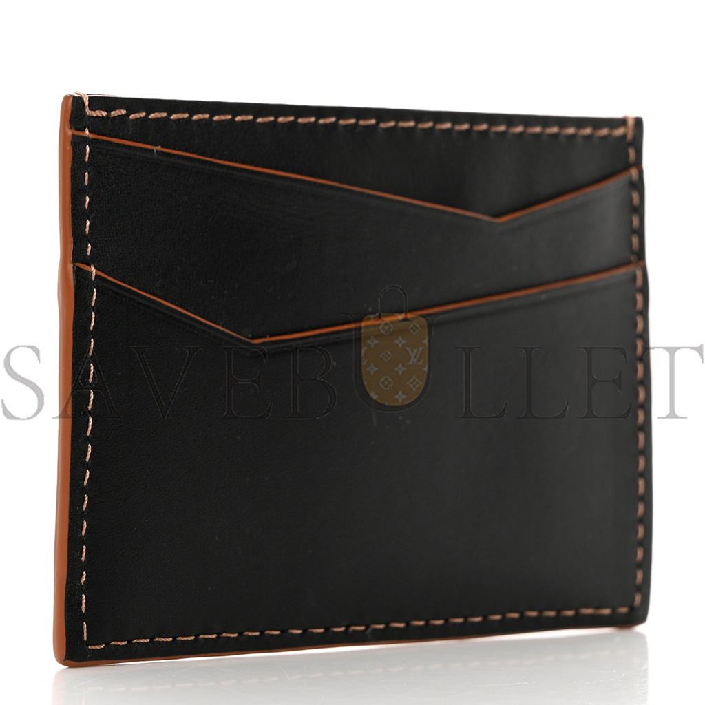 LOEWE CALFSKIN PUZZLE CARD HOLDER BLACK (4*3cm)