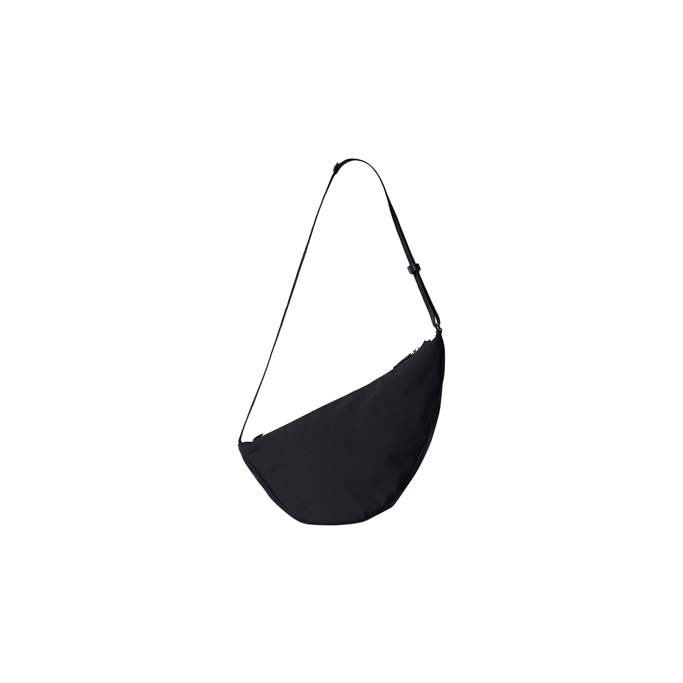 THE ROW SLOUCHY BANANA BAG TWO IN NYLON BLACK W1304W256BLPL (34*20*21cm)