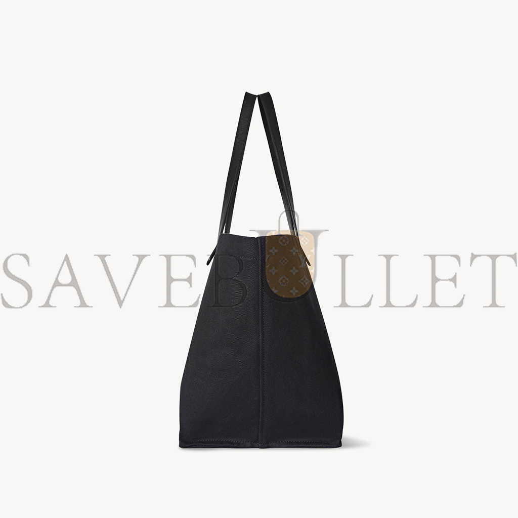 THE ROW XL IDAHO BAG IN COTTON BLACK W1592W253BLSG (52*30*23cm)