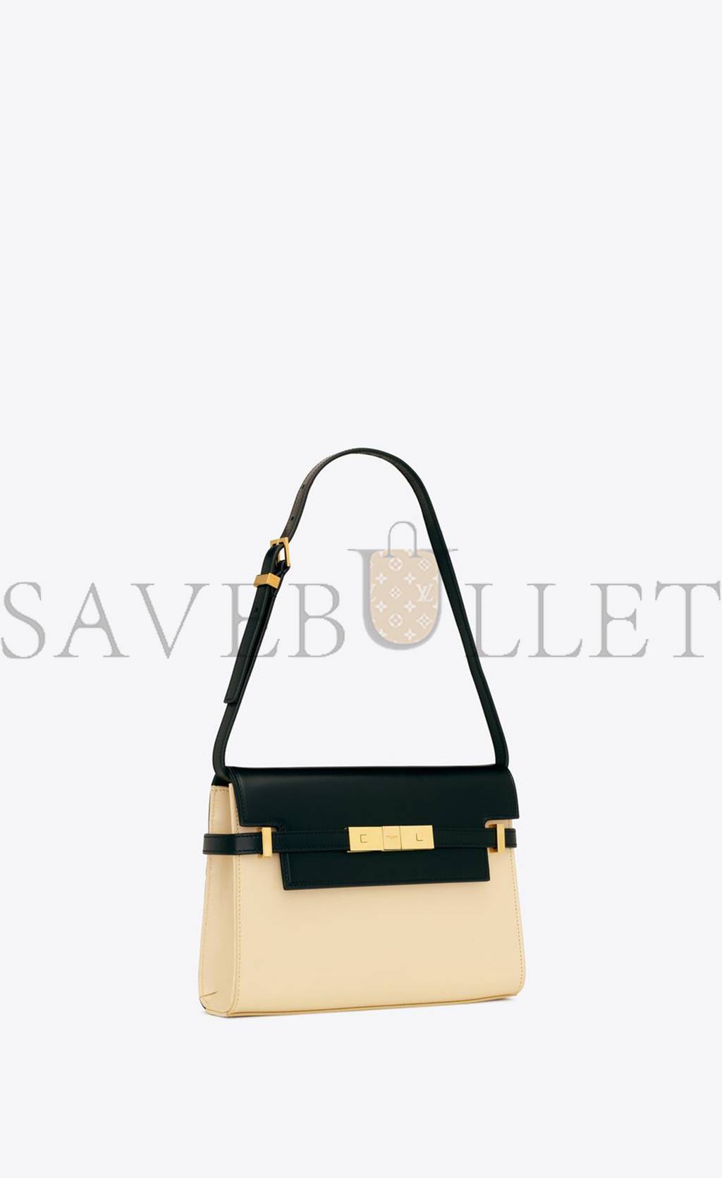 YSL MANHATTAN SMALL SHOULDER BAG IN BOX SAINT LAURENT LEATHER 67562616C7W1089 (24*17.5*6cm)