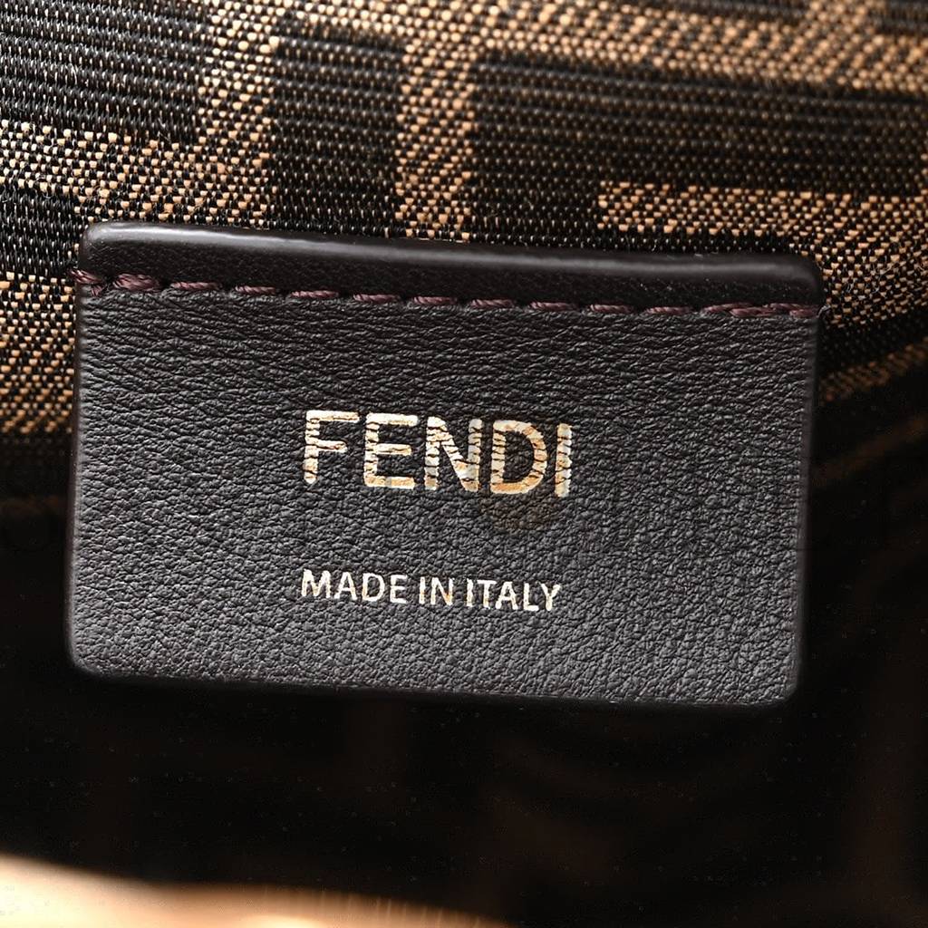 FENDI SHINY NAPPA MEDIUM FENDI FIRST POUDRE (32*25*10cm)